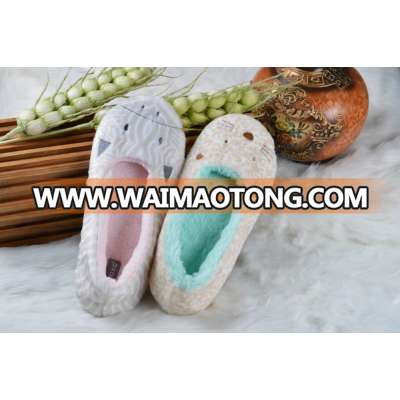 2016 latest model fashion popular nice cute animal deer white kids winter warm indoor slippers